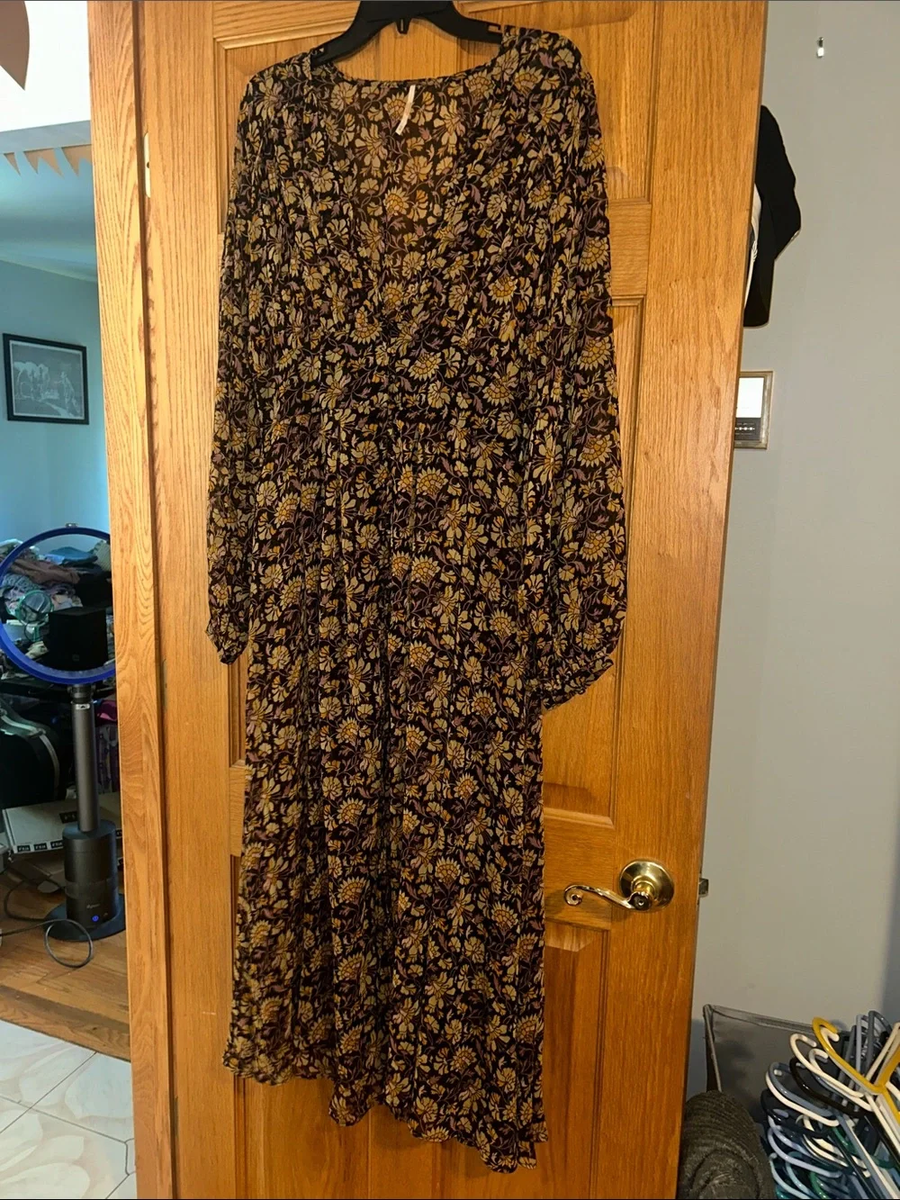 Free People Valerie Duster in Honeysuckle Combo | Size Medium